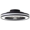 Brilliant Palmero ventilatore da soffitto Nero, 1-Luce, Telecomando, Cambia colore