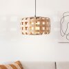 Brilliant Woodline Lampada a Sospensione Nero, 1-Luce