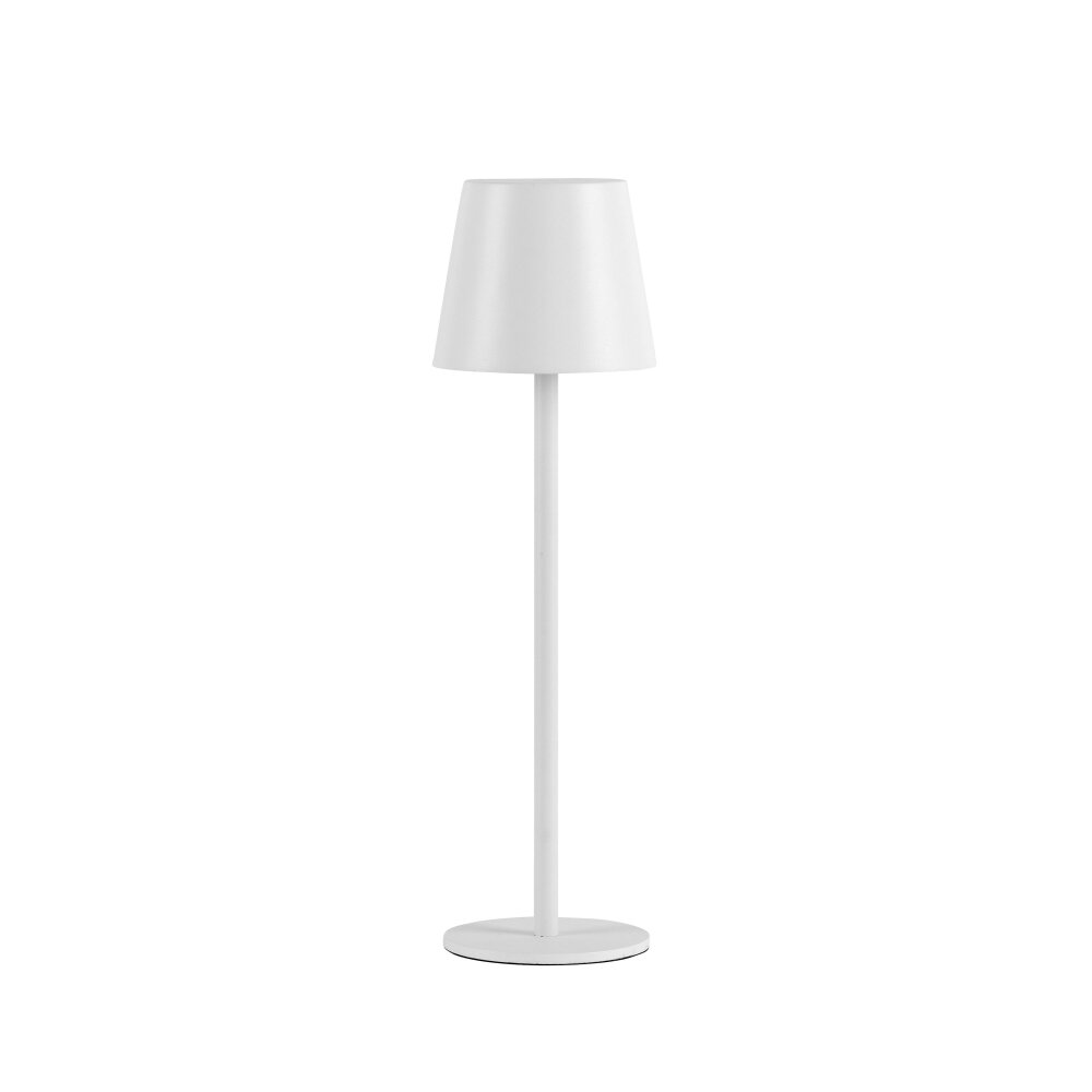 Leuchten-Direkt EURIA Lampada da tavolo LED Bianco, 1-Luce