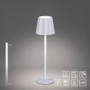 Leuchten-Direkt EURIA Lampada da tavolo LED Bianco, 1-Luce