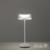 Leuchten-Direkt DORA Lampada da tavolo LED Bianco, 1-Luce