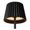 Lucide JUSTINE Lampada da tavolo LED Nero, 1-Luce