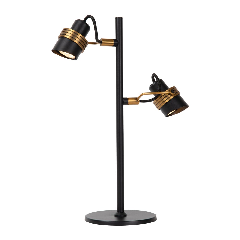 Lucide TUNDRAN Lampada da tavolo Nero, 2-Luci main product photo