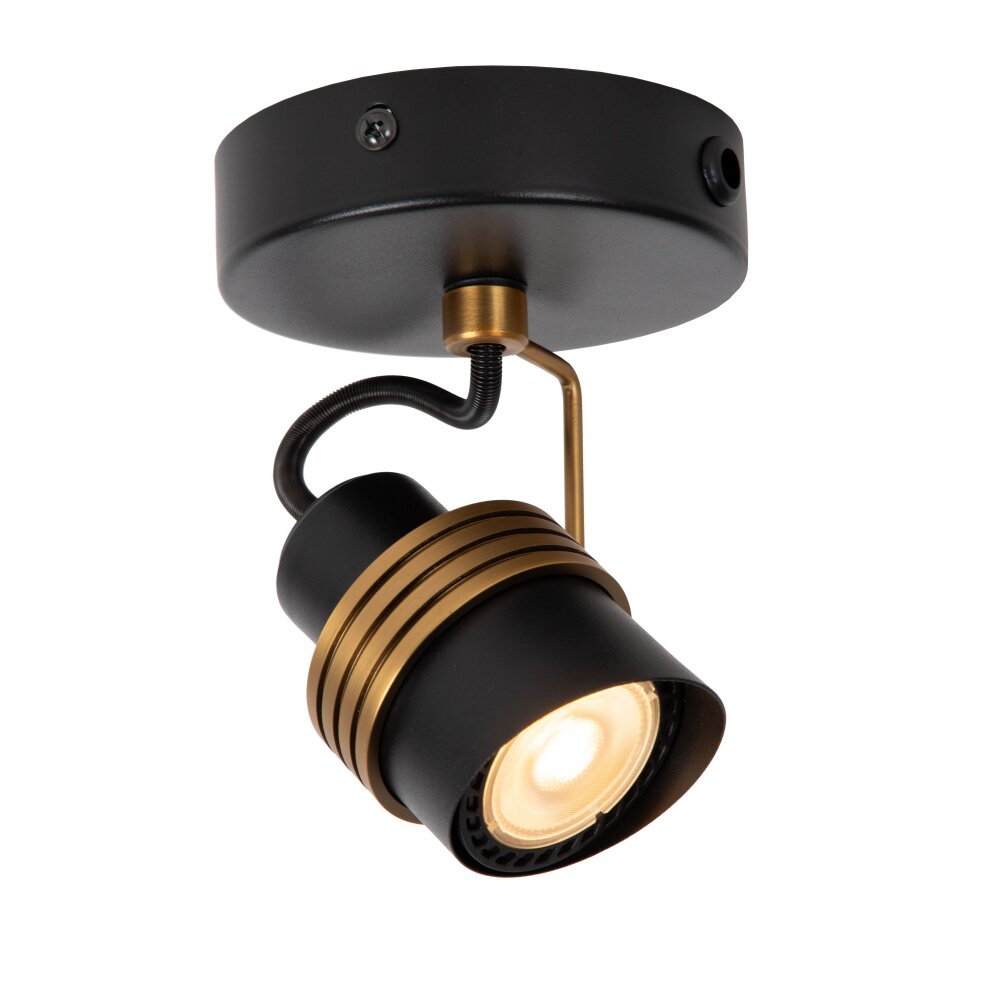 Lucide TUNDRAN Plafoniera Nero, 1-Luce main product photo