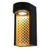 Lucide KIRAN Applique da esterno LED Nero, 1-Luce