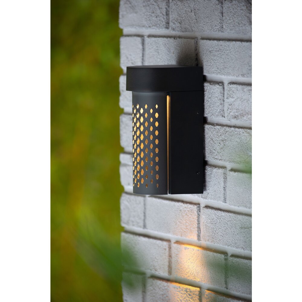 Lucide KIRAN Applique da esterno LED Nero, 1-Luce main product photo