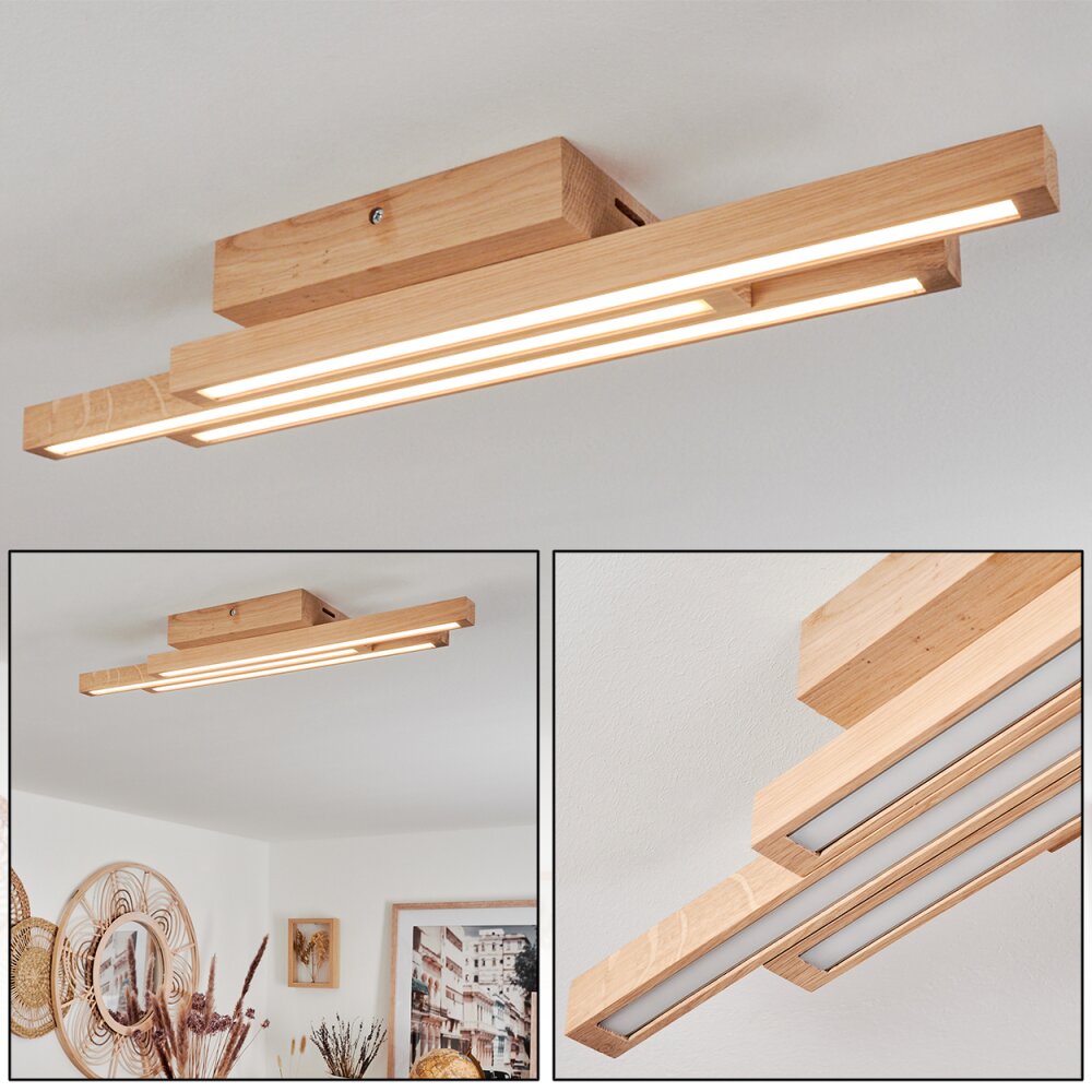 Cajas Plafoniera LED Écru, 3-Luci main product photo