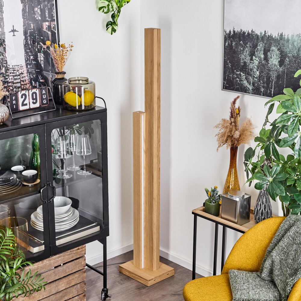 Tejedor Lampada da terra LED Écru, 2-Luci