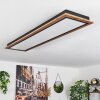 Salmi Plafoniera LED Aspetto del legno, 1-Luce