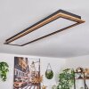 Salmi Plafoniera LED Aspetto del legno, 1-Luce