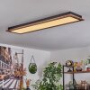 Salmi Plafoniera LED Aspetto del legno, 1-Luce