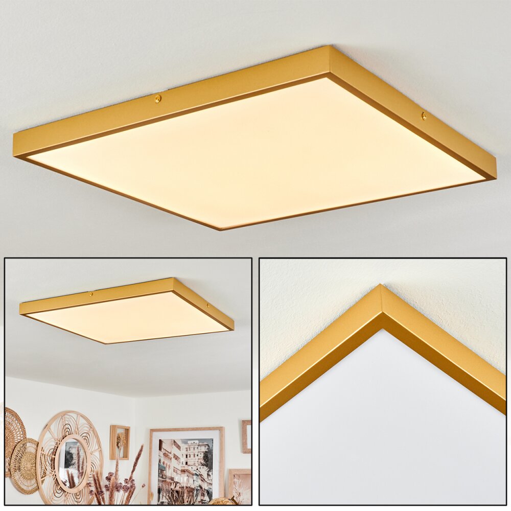 Broglen Plafoniera LED Oro, 1-Luce main product photo