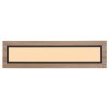 Globo LEA Plafoniera LED Aspetto del legno, Nero, 1-Luce