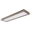 Globo LEA Plafoniera LED Aspetto del legno, Nero, 1-Luce