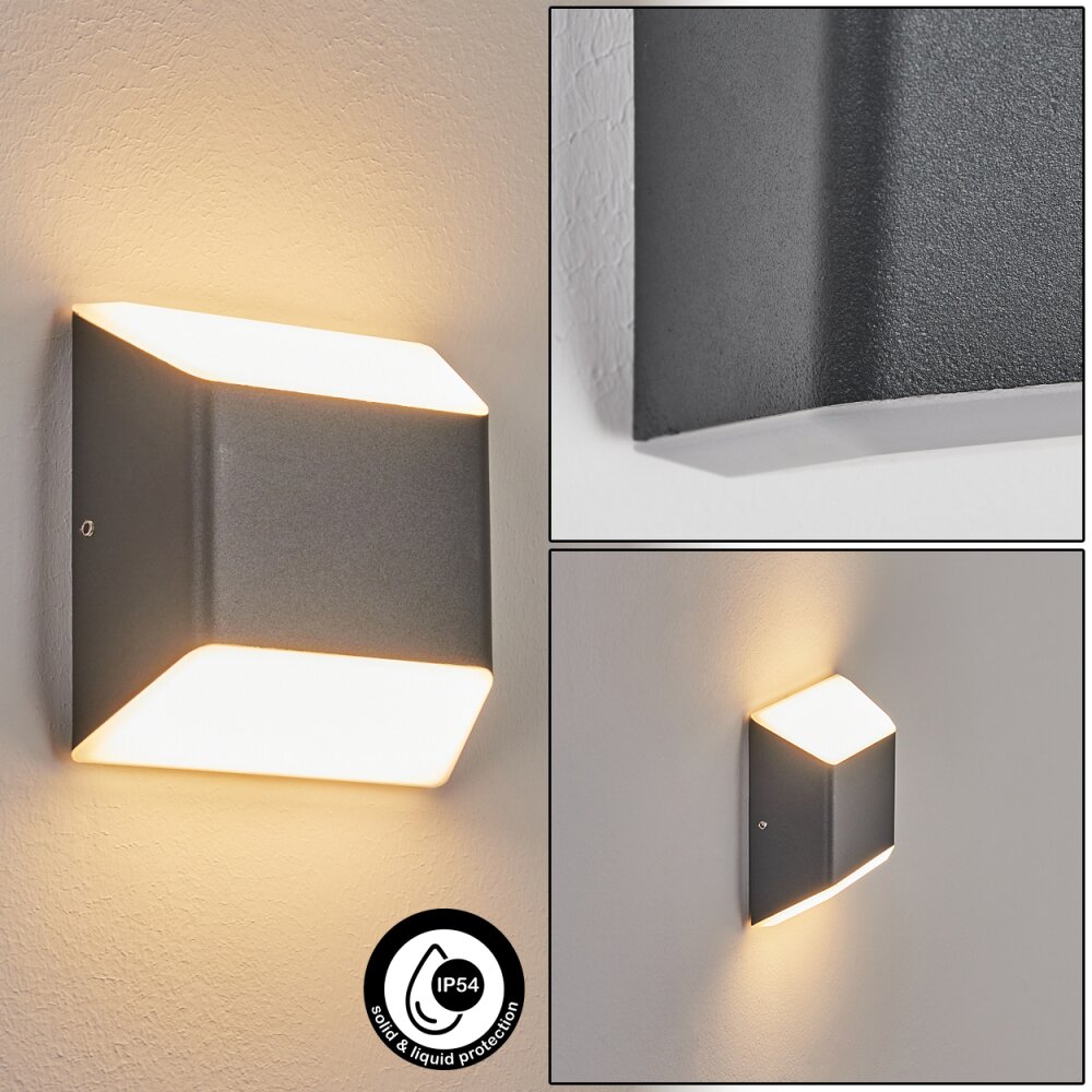 Yobo Applique da esterno LED Antracite, 1-Luce main product photo