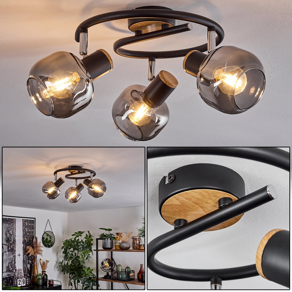 Lexington Plafoniera Nero, 3-Luci main product photo