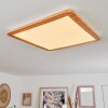 Siguna Plafoniera LED Aspetto del legno, 1-Luce