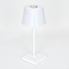 Burzaco Lampada da tavolo LED Bianco, 1-Luce, Cambia colore