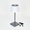 Burzaco Lampada da tavolo LED Antracite, 1-Luce, Cambia colore