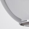 Koyoto Lampada a Sospensione Vetro 20 cm Grigio fumo, 3-Luci