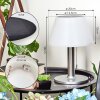 Alcudia Solar Lampada da tavolo LED Nichel opaco, 10-Luci
