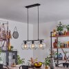 Koyoto Lampada a Sospensione Vetro 20 cm Chiaro, 3-Luci