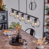 Koyoto Lampada a Sospensione Vetro 15 cm Chiaro, 5-Luci