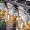 Koyoto Lampada a Sospensione Vetro 20 cm Ambrato, 3-Luci