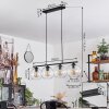 Koyoto Lampada a Sospensione Vetro 20 cm Chiaro, 4-Luci
