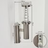 Natalia Applique da esterno Acciaio inox, 2-Luci