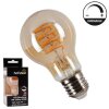 E27 LED 6 Watt 2200 Kelvin 320 Lumen Ambrato, 1-Luce