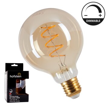 SET 2 LAMPADINE LED FILAMENTO INTENSITA' REGOLABILE SMART E27 NATURALE