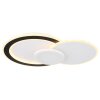 Globo GISELL Plafoniera LED Bianco, 1-Luce, Telecomando, Cambia colore