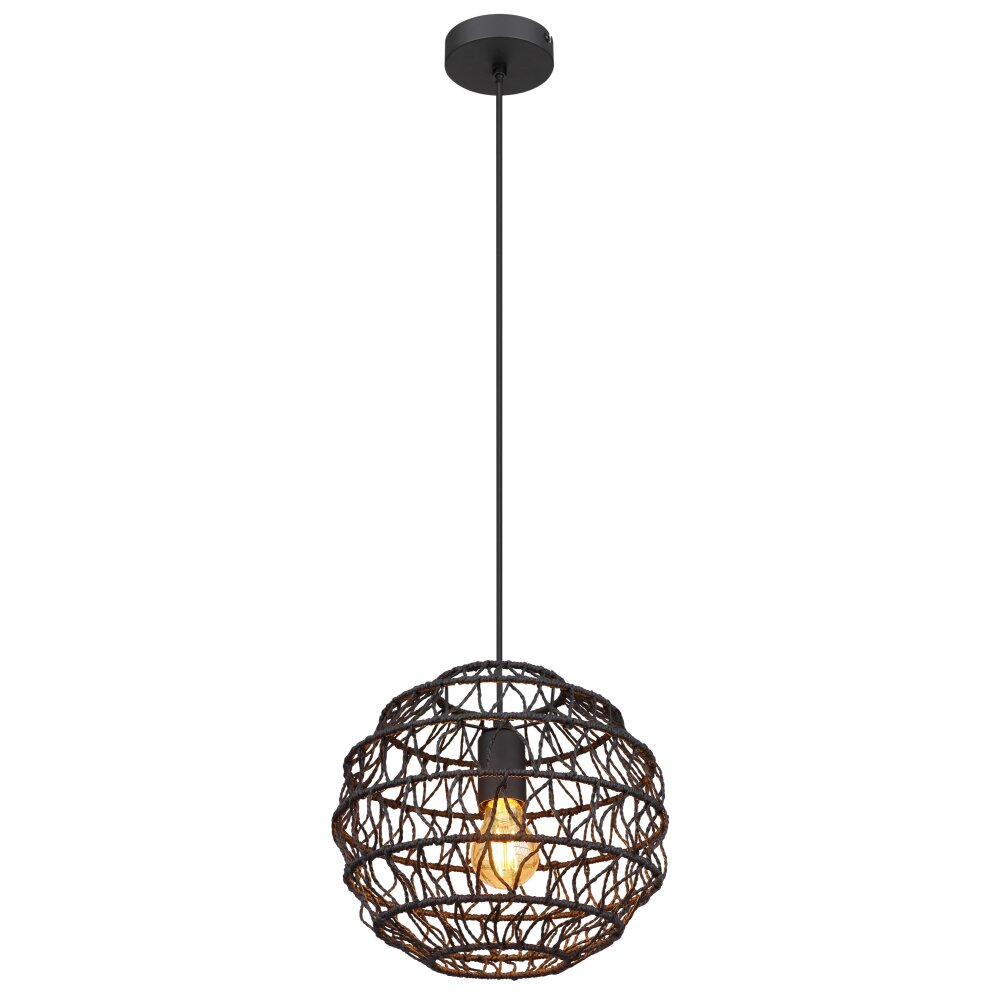Globo SENNI Lampadario a sospensione Nero, 1-Luce main product photo