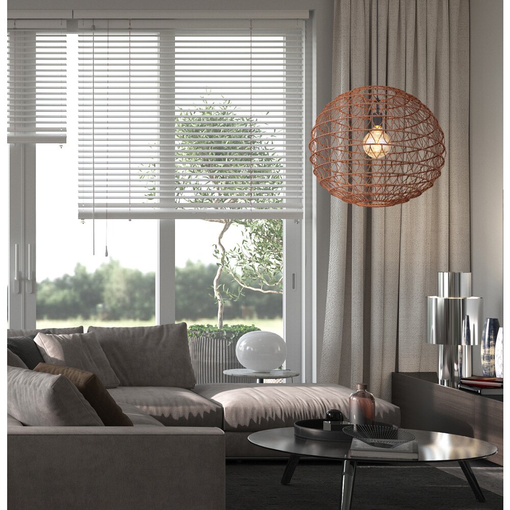 Globo SENNI Lampadario a sospensione Nero, 1-Luce main product photo