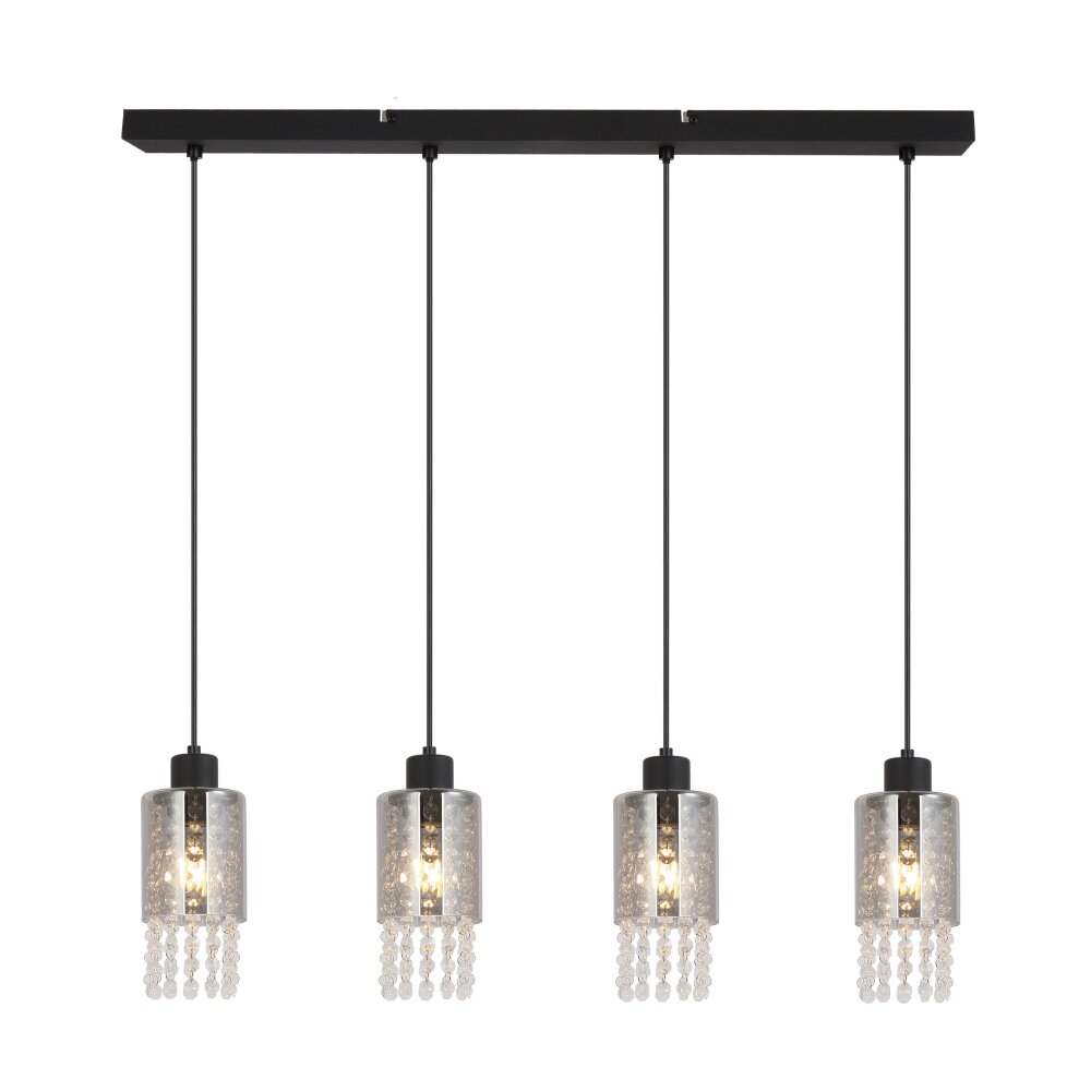 Globo BACKEY Lampadario a sospensione Nero, 4-Luci main product photo