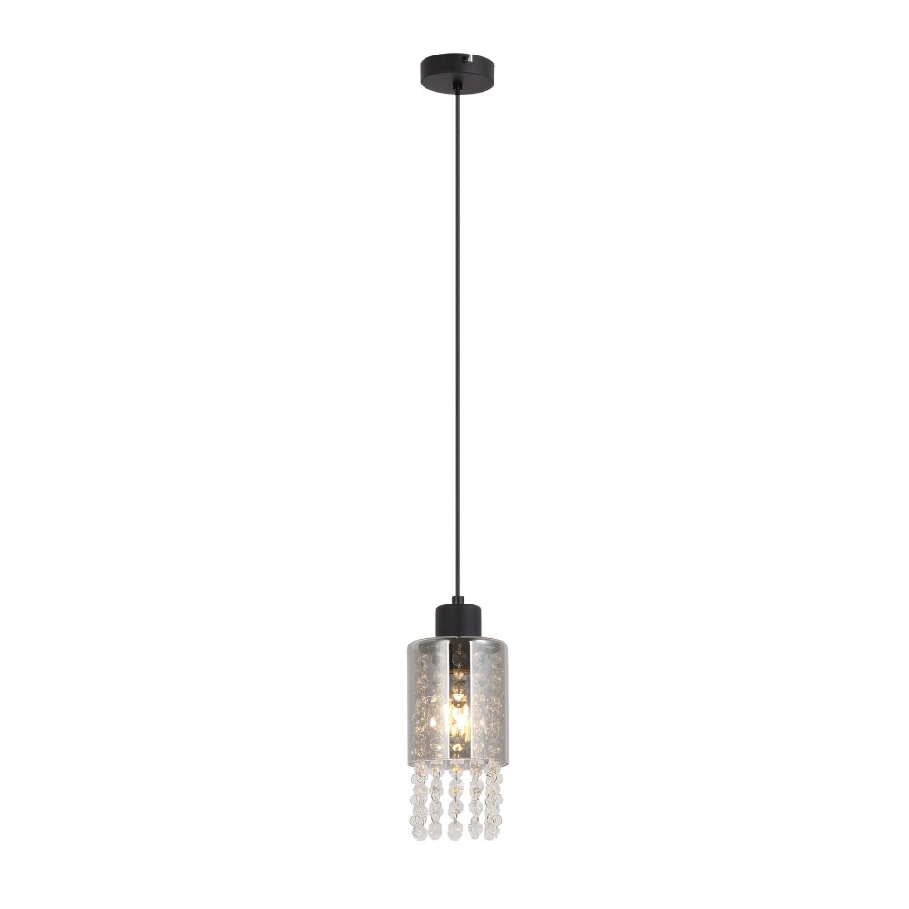 Globo BACKEY Lampadario a sospensione Nero, 1-Luce main product photo