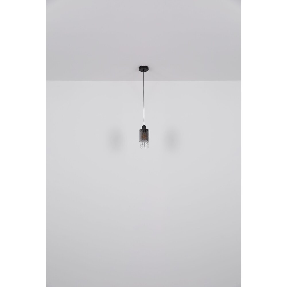 Globo BACKEY Lampadario a sospensione Nero, 1-Luce