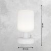 FHL easy Termoli Lampada da tavolo LED Bianco, 1-Luce, Cambia colore