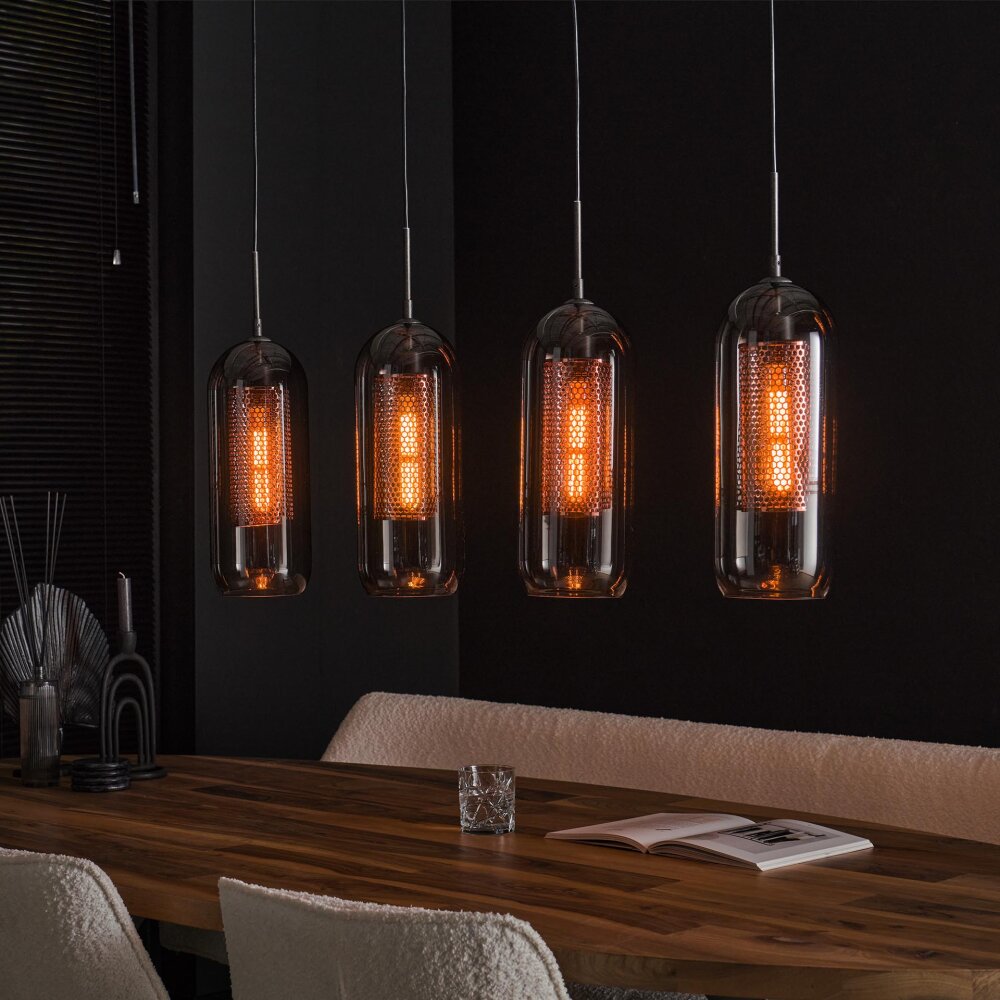 Lalora Lampada a Sospensione Antracite, 4-Luci main product photo