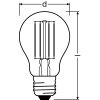 OSRAM Set di 3 LED E27 7,5 Watt 2700 Kelvin 1055 Lumen