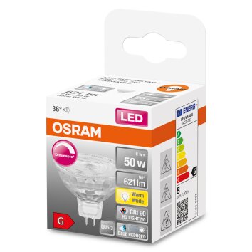 OSRAM SUPERSTAR PLUS LED GU5.3 8 Watt 2700 Kelvin 621 Lumen