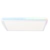 Brilliant Saltery Plafoniera Bianco, 1-Luce, Telecomando, Cambia colore