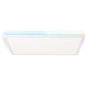 Brilliant Saltery Plafoniera LED Bianco, 1-Luce, Telecomando, Cambia colore