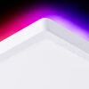 Brilliant Saltery Plafoniera Bianco, 1-Luce, Telecomando, Cambia colore