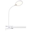 Brilliant Ubin Lampada con pinza LED Bianco, 1-Luce