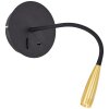 Brilliant Jutta Applique LED Nero, 1-Luce