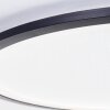 Brilliant Mosako Plafoniera LED Bianco, 1-Luce, Telecomando