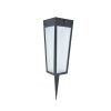 Lutec Dias Lampade solari LED Nero, 1-Luce, Sensori di movimento, Cambia colore