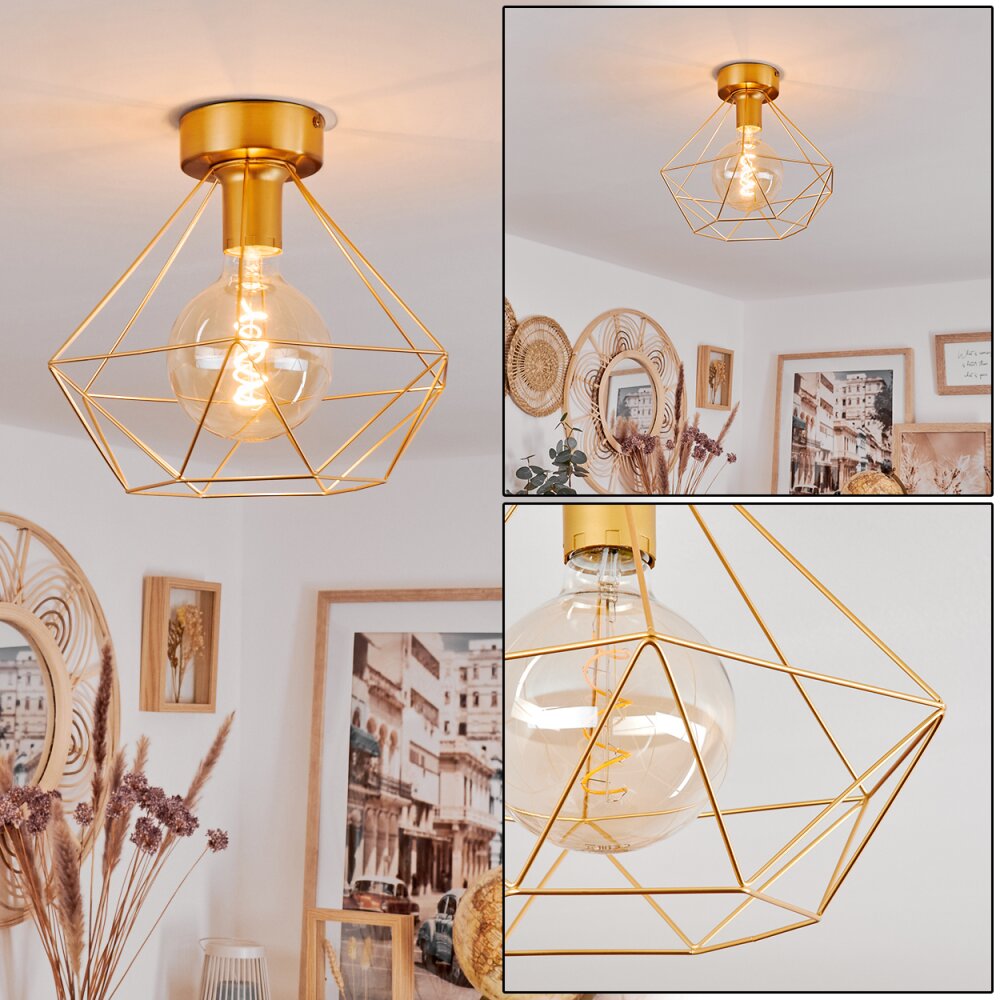 Koulamon Plafoniera Ottone, 1-Luce main product photo